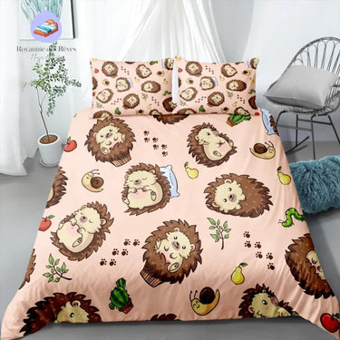 Housse de Couette Hérisson Décoration